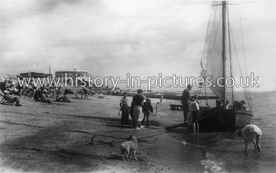 The Beach, Canvey Island, Essex. c.1940's